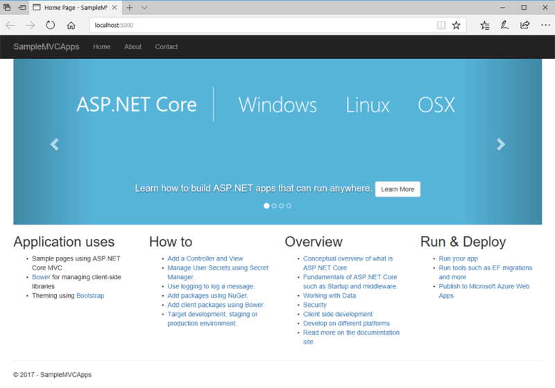 Getting Started With Asp Net Core Mvc Apps Using Vs Code - Premium Mountain Texture Gallery - HD